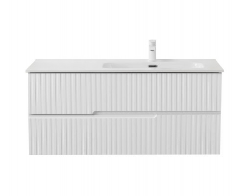 Мебель для ванной подвесная правосторонняя CEZARES DUET-N-1200-2C-SO-BL-R Bianco Lucido эмаль