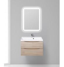 Тумба с раковиной подвесная BelBagno MARINO-700 Rovere Grigio, раковина белая