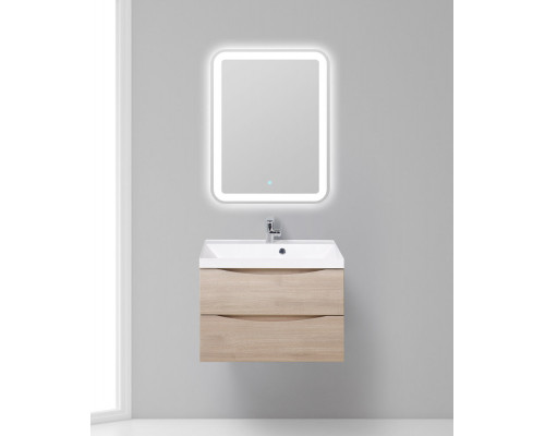 Тумба с раковиной подвесная BelBagno MARINO-700 Rovere Grigio, раковина белая