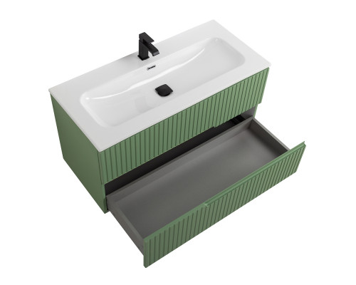 Мебель для ванной подвесная CEZARES DUET-N-1000-2C-SO-PS-P Фисташковый Софт