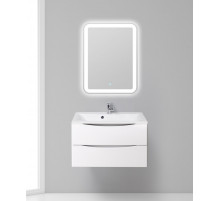 Тумба с раковиной подвесная BelBagno Marino-800, Bianco Lucido, раковина белая BB800/450-LV-MR-PR
