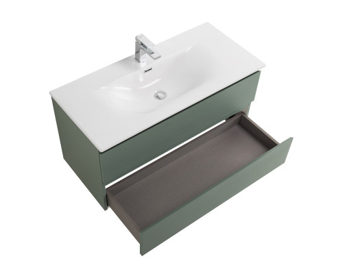 Тумба с раковиной подвесная BelBagno KRAFT-1000-2C-SO-VO, 100 см, Еловый Матовый, раковина белая BB-8099-100