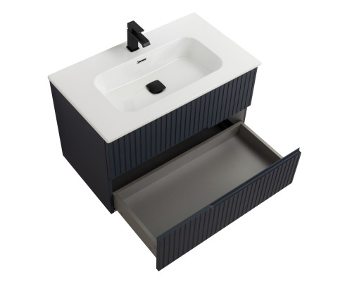 Мебель для ванной подвесная CEZARES DUET-N-800-2C-SO-GR-P Grafito