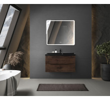 Тумба с раковиной подвесная BelBagno MARINO-800 Rovere Moro, раковина черная BB800/450-LV-ART-AST-NERO