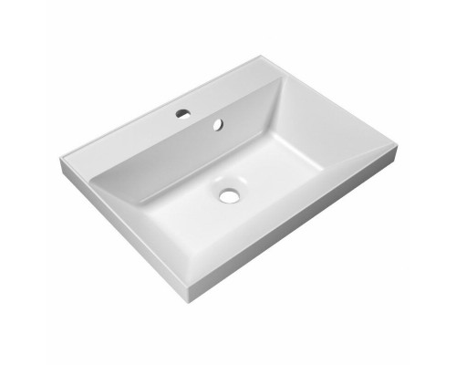 Тумба с раковиной подвесная BelBagno MARINO-600 Bianco Opaco, раковина белая