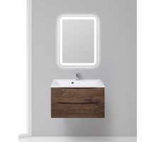 Тумба с раковиной подвесная BelBagno MARINO-800 Rovere Moro, раковина белая BB800/450-LV-MR-AST