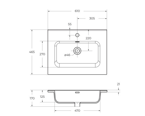 Тумба с раковиной подвесная BelBagno KRAFT-600-2C-SO-AO, 60 см, Голубой Матовый, раковина белая BB600ETL