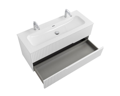 Мебель для ванной подвесная CEZARES DUET-N-1200-2C-SO-BO Bianco Opaco эмаль