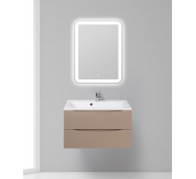 Тумба с раковиной подвесная BelBagno MARINO-800 Capucino Lucido, раковина белая BB800/450-LV-MR-AST