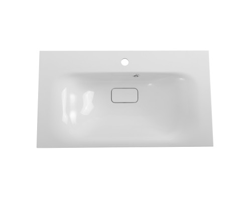 Тумба с раковиной подвесная BelBagno MARINO-800 Rovere Moro, раковина белая BB800/450-LV-MR-FT