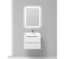 Тумба с раковиной подвесная BelBagno MARINO-600 Bianco Opaco, раковина белая