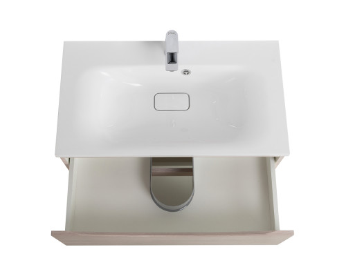 Тумба с раковиной подвесная BelBagno MARINO-800 Rovere Grigio, раковина белая  BB800/450-LV-MR-FT