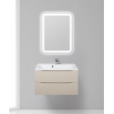 Тумба с раковиной подвесная BelBagno MARINO-800 Crema Opaco, раковина белая  BB800/450-LV-MR-AST