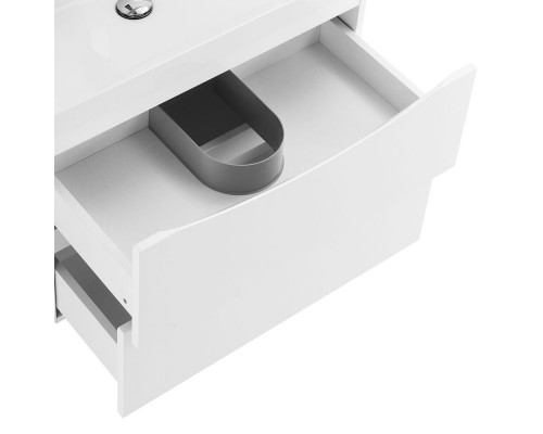 Тумба с раковиной подвесная BelBagno MARINO-600 Bianco Opaco, раковина белая