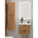 Подвесная тумба с раковиной Belbagno DUE 60 см Rovere Nature DUE-600-2C-SO-RN-P + BB-8076-3-60 Подвесная тумба с раковиной Belbagno DUE 60 см Rovere Nature DUE-600-2C-SO-RN-P + BB-8076-3-60