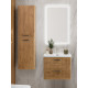 Подвесная тумба с раковиной Belbagno DUE 60 см Rovere Nature DUE-600-2C-SO-RN-P + BB-8076-3-60