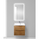Тумба с раковиной подвесная BelBagno MARINO-600 Rovere Nature, раковина белая