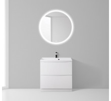Тумба с раковиной напольная BelBagno MARINO-600 Bianco Lucido, раковина белая