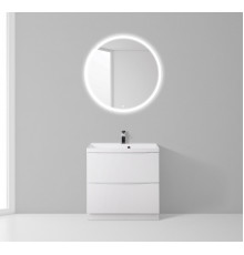 Тумба с раковиной напольная BelBagno MARINO-600 Bianco Lucido, раковина белая