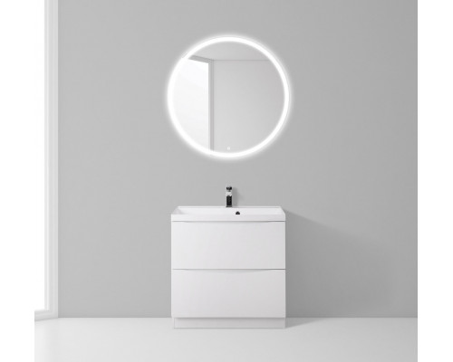 Тумба с раковиной напольная BelBagno MARINO-600 Bianco Lucido, раковина белая