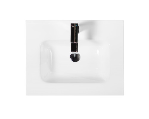 Тумба с раковиной подвесная BelBagno KRAFT-600-2C-SO-AO, 60 см, Голубой Матовый, раковина белая BB600ETL