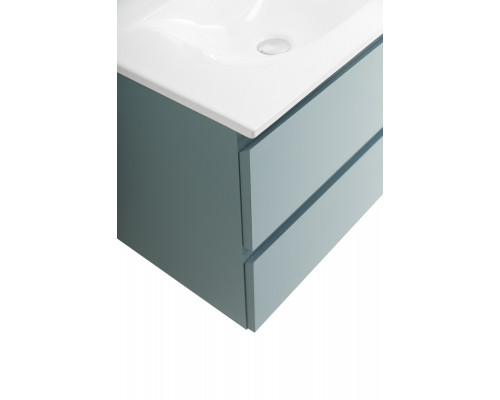 Тумба с раковиной подвесная BelBagno KRAFT-700-2C-SO-AO, 70 см, Голубой Матовый, раковина белая BB-8099-70