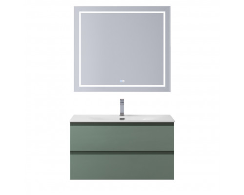 Тумба с раковиной подвесная BelBagno KRAFT-900-2C-SO-VO, 90 см, Еловый Матовый, раковина белая BB-8099-90