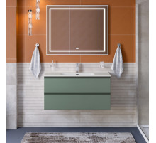 Тумба с раковиной подвесная BelBagno KRAFT-1000-2C-SO-VO, 100 см, Еловый Матовый, раковина белая BB1000ETL