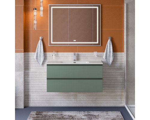 Тумба с раковиной подвесная BelBagno KRAFT-1000-2C-SO-VO, 100 см, Еловый Матовый, раковина белая BB1000ETL