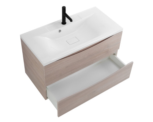 Тумба с раковиной подвесная BelBagno MARINO-800 Rovere Grigio, раковина белая  BB800/450-LV-MR-PR