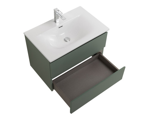 Тумба с раковиной подвесная BelBagno KRAFT-600-2C-SO-VO, 60 см, Еловый Матовый, раковина белая BB-8099-600