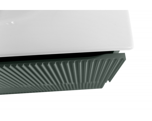 Тумба с раковиной подвесная 100 см, BelBagno UNO-1000-2C-SO-VO Еловый матовый, раковина белая BB-8099-100