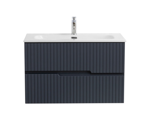 Мебель для ванной подвесная CEZARES DUET-N-800-2C-SO-GR-P Grafito