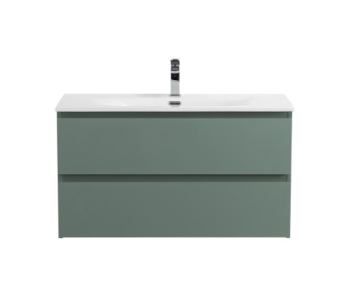 Тумба с раковиной подвесная BelBagno KRAFT-900-2C-SO-VO, 90 см, Еловый Матовый, раковина белая BB-8099-90