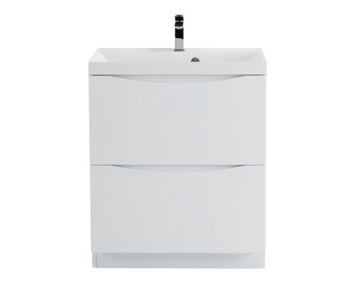 Тумба с раковиной напольная BelBagno MARINO-700 Bianco Lucido, раковина белая