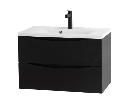 Тумба с раковиной подвесная BelBagno MARINO-800 Rovere Cioccolato Amaro, раковина  BB800/450-LV-MR-PR