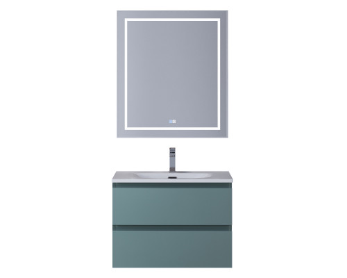 Тумба с раковиной подвесная BelBagno KRAFT-600-2C-SO-AO, 60 см, Голубой Матовый, раковина белая BB-8099-60