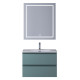 Тумба с раковиной подвесная BelBagno KRAFT-600-2C-SO-AO, 60 см, Голубой Матовый, раковина белая BB-8099-60
