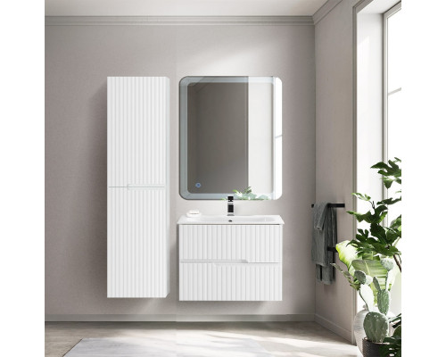 Мебель для ванной подвесная CEZARES DUET-N-800-2C-SO-BL Bianco Lucido эмаль