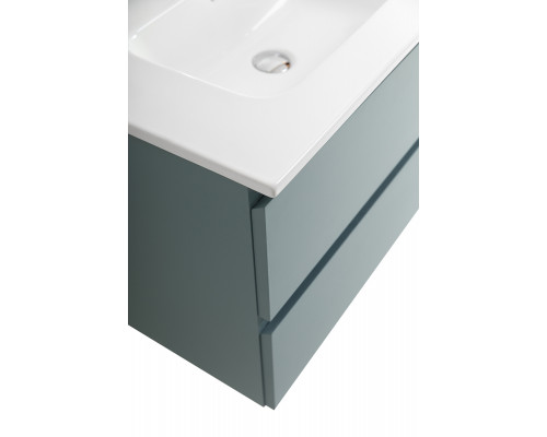 Тумба с раковиной подвесная BelBagno KRAFT-600-2C-SO-AO, 60 см, Голубой Матовый, раковина белая BB600ETL