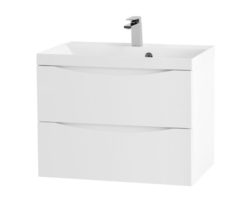 Тумба с раковиной подвесная BelBagno MARINO-600 Bianco Opaco, раковина белая