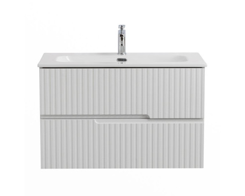 Мебель для ванной подвесная CEZARES DUET-N-800-2C-SO-BO Bianco Opaco эмаль
