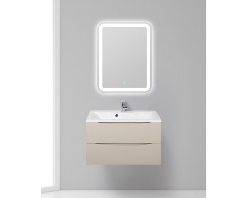 Тумба с раковиной подвесная BelBagno MARINO-800 Crema Opaco, раковина белая  BB800/450-LV-MR-PR