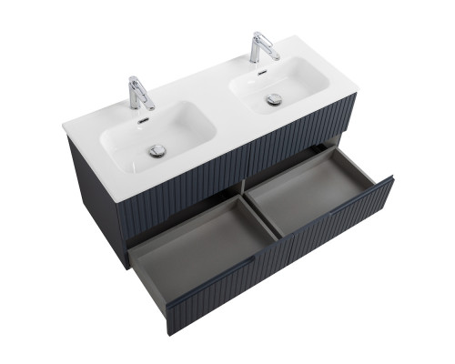 Мебель для ванной подвесная с четырьмя ящиками CEZARES DUET-N-1200-4C-SO-2-GR-P Grafito