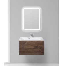 Тумба с раковиной подвесная BelBagno MARINO-800 Rovere Moro, раковина белая BB800/450-LV-MR-PR