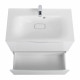 Тумба с раковиной напольная BelBagno MARINO-800 Bianco Lucido, раковина белая BB800/450-LV-MR-FT