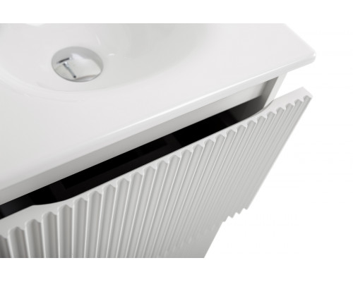 Тумба с раковиной подвесная 40 см, BelBagno UNO-MINI-400-2C-SO-BO Белая матовая, раковина белая BB-8099-3-40