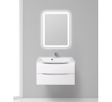 Тумба с раковиной подвесная BelBagno Marino-800, Bianco Lucido, раковина белая BB800/450-LV-MR-AST