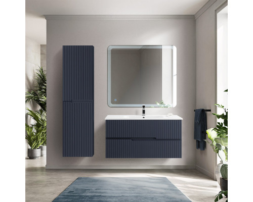 Мебель для ванной подвесная CEZARES DUET-N-1000-2C-SO-GR-P Grafito