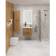 Подвесная тумба с раковиной Belbagno DUE 60 см Rovere Nature DUE-600-2C-SO-RN-P + BB-8076-3-60